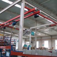 西安渭南行吊厂家-柔性双梁悬挂kbk起重机生产制造
